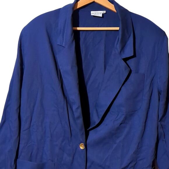 NWT Russ Dark Blue Blazer Size 18 Spring ‘92 Collection 0165 - Picture 4 of 13